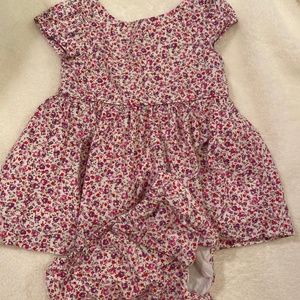 Ralph Lauren baby dress with matching bloomers 3 months